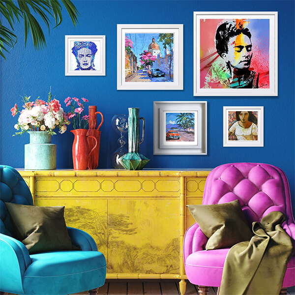 ¡Viva el arte! : Paintings inspired by Frida Kahlo